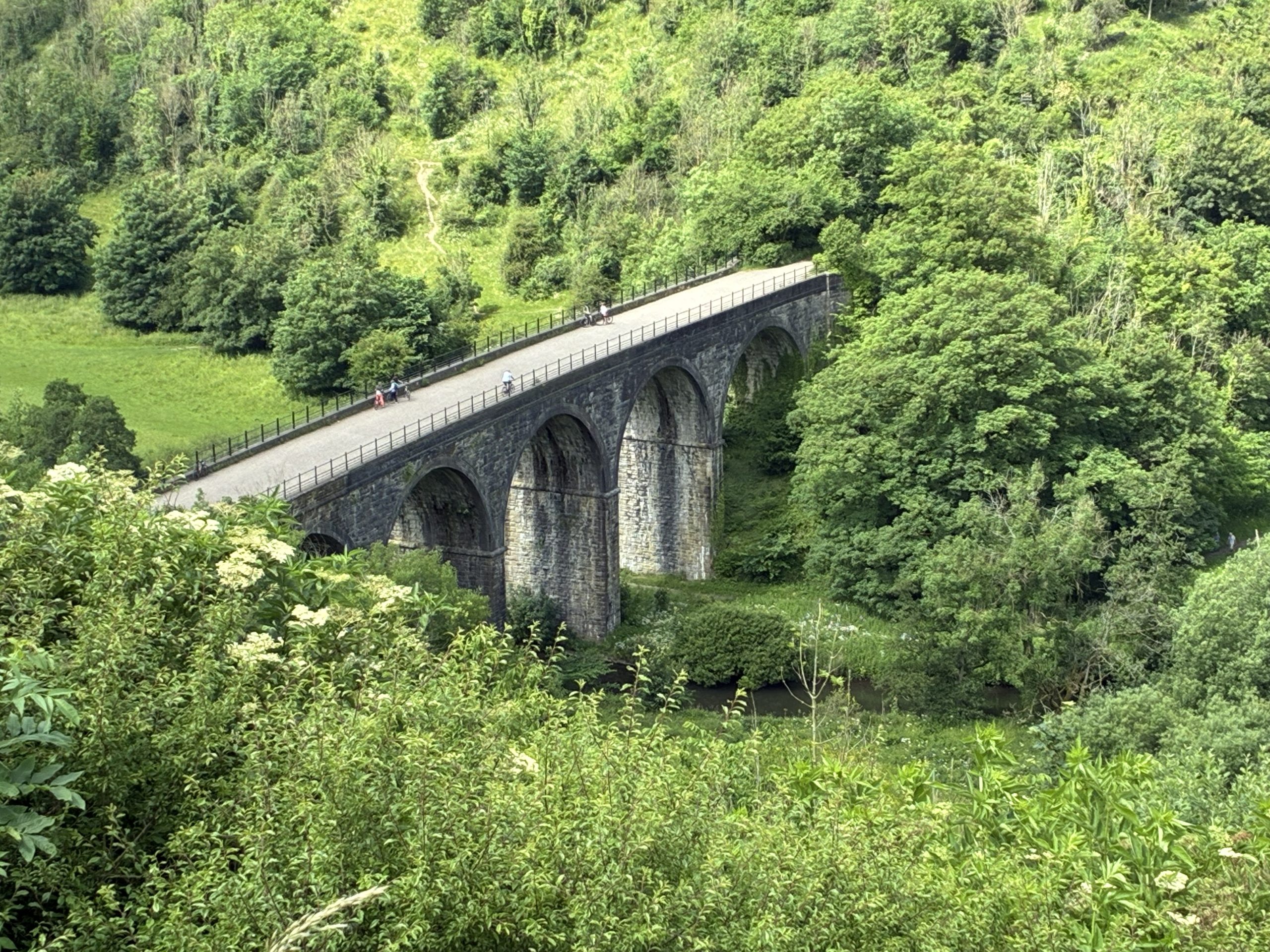 Explore the White Peak – The iconic Monsal Viaduct near Great Longstone, one of the Peak District's most famous landmarks.