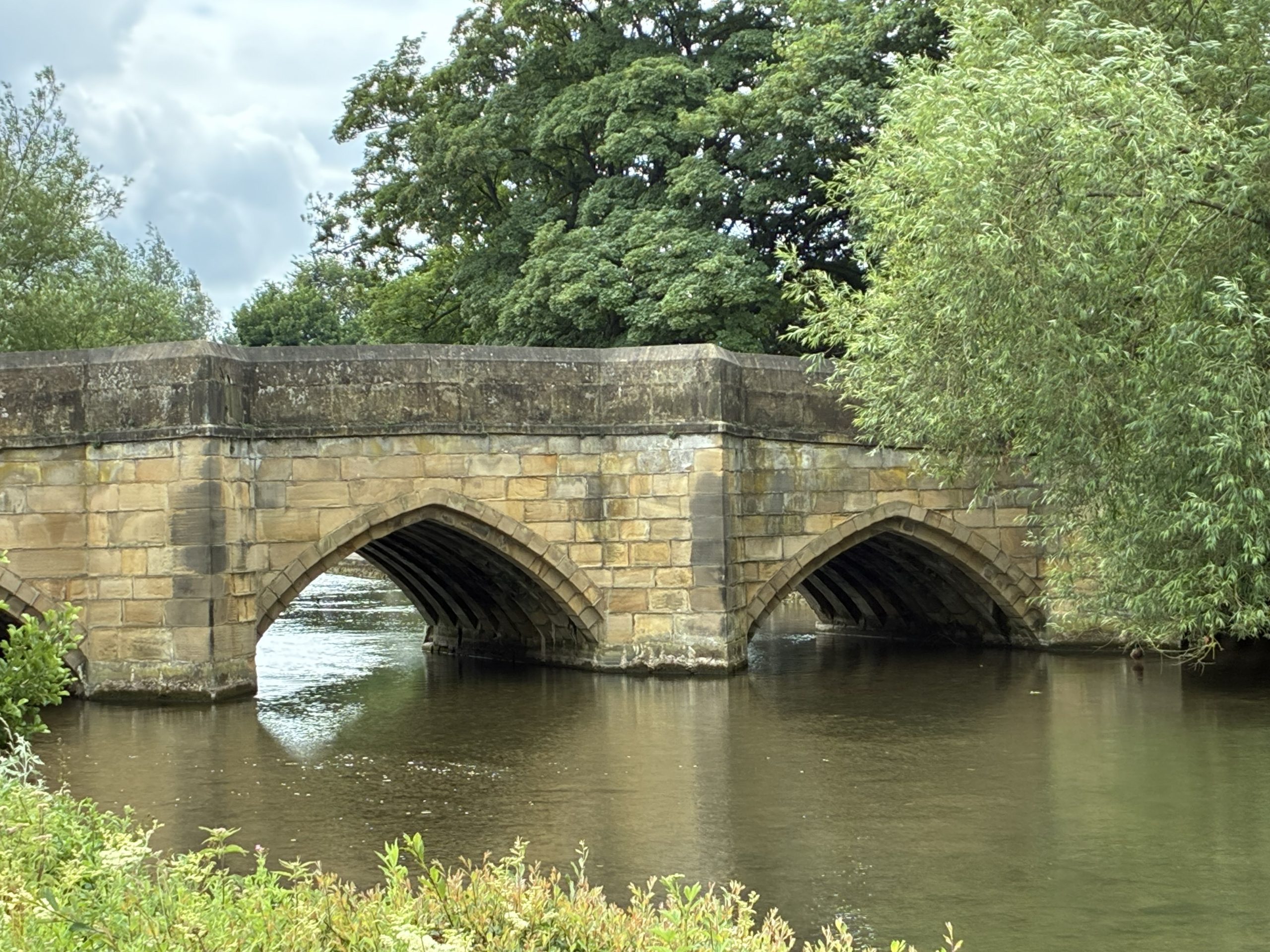 Peak District Village Guides – Bakewell Bridge crossing the River Wye in the heart of the historic market town.
