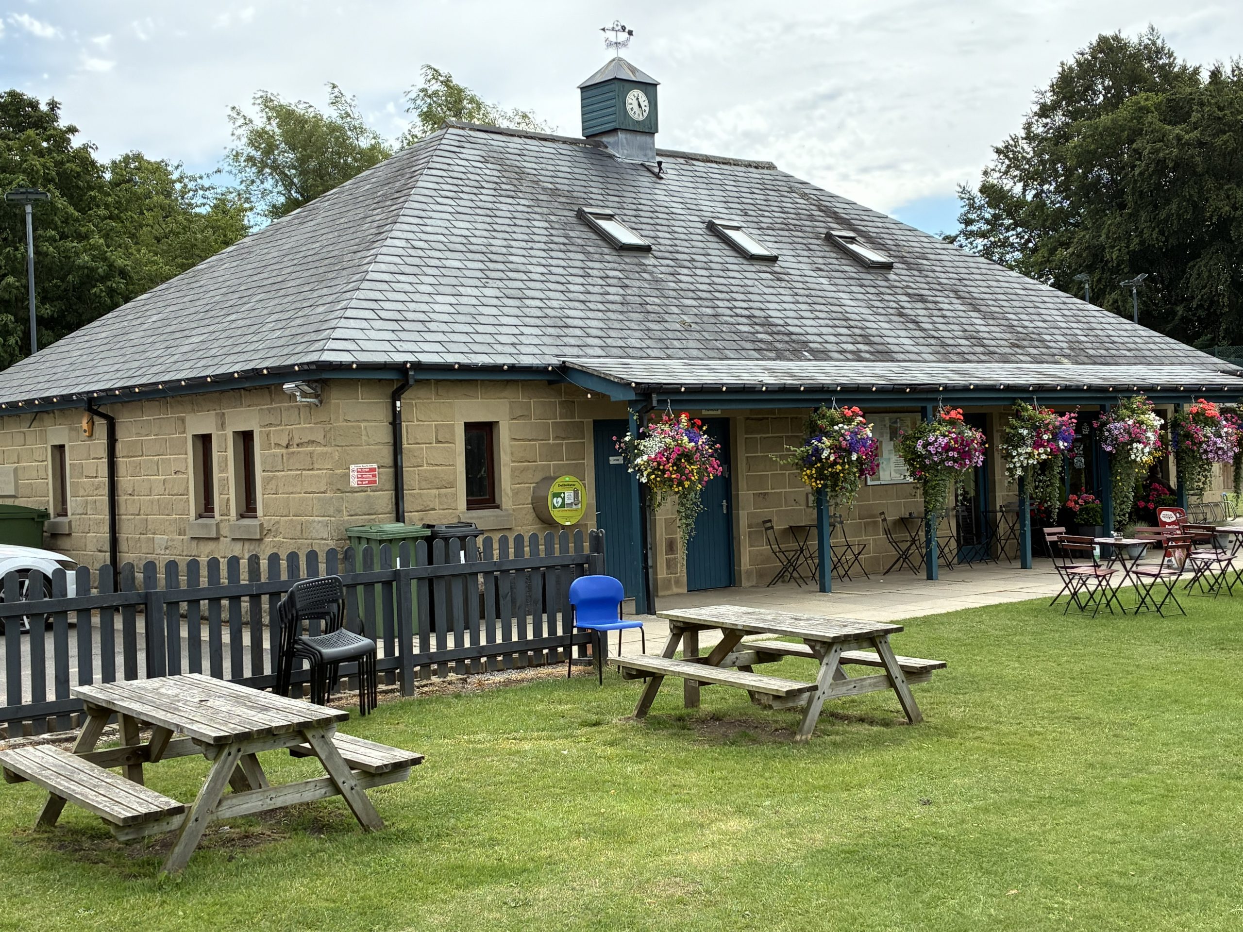 The Pavilion Café in Baslow, Peak District