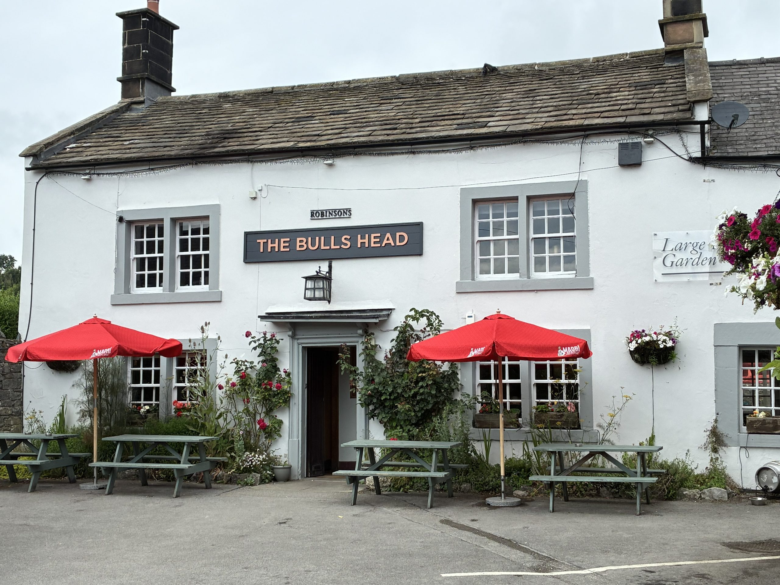 The Bulls Head country pub in Ashford-in-the-Water, Peak District